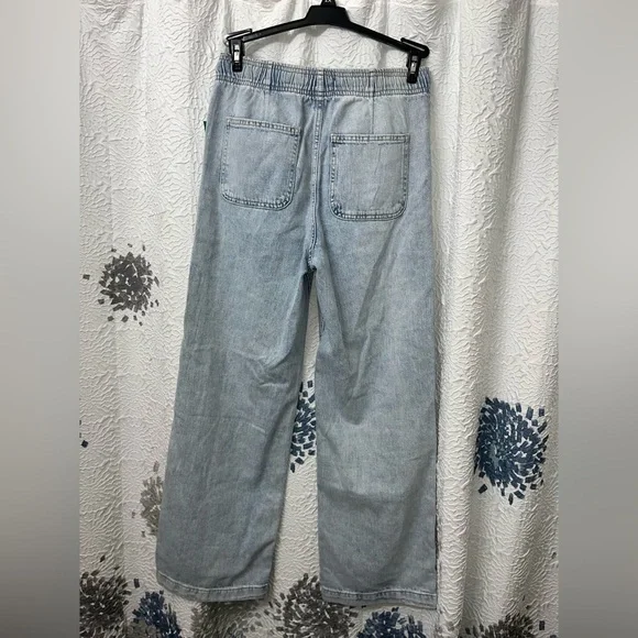 GAP High Rise Wide Leg Pull on Jeans - Picture 6 of 10